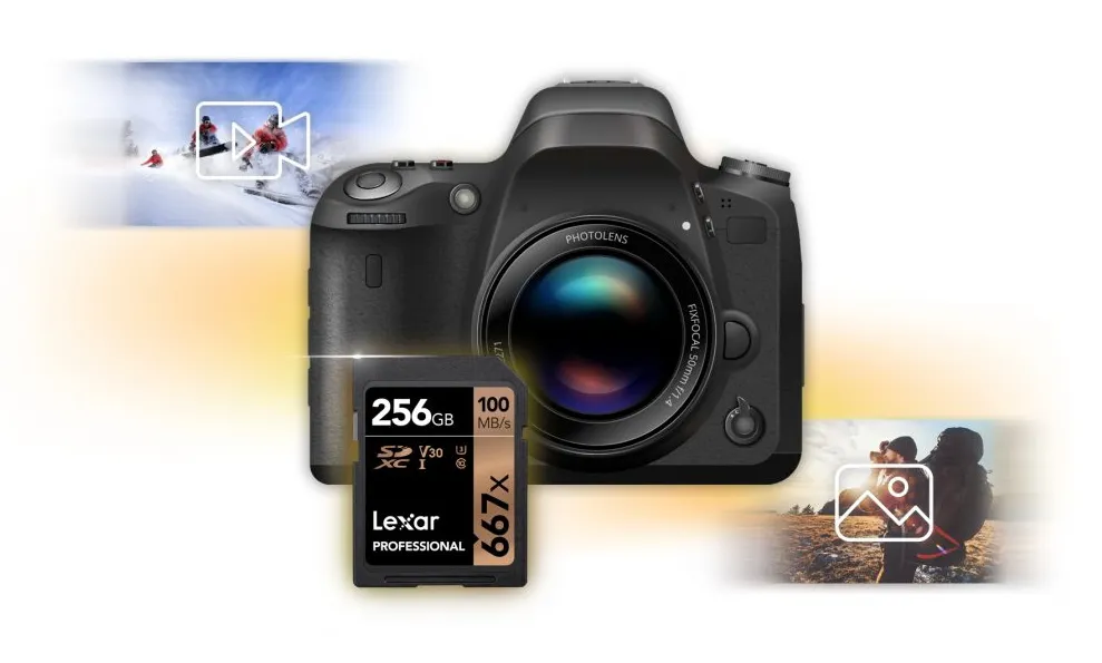 Karta pamięci Lexar Professional SDXC 256GB 667X UHS-I (100 MB/s)